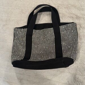 Urban Outfitters Black Rhinestone Tote